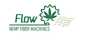 flow hemp fiber machines logo small light
